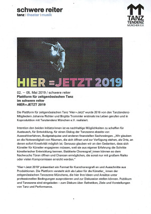 HIER = JETZT 2019 _ Aushang